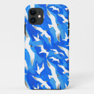 Fliegende Möwen am Himmel blau Case-Mate iPhone Hülle