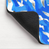 Fliegende Möwen am Himmel blau Mousepad (Ecke)