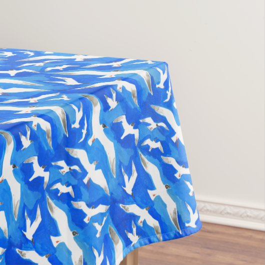 Fliegende Möwen am Himmel blau Tischdecke (Beispiel)