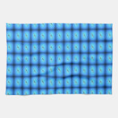 Fliegende Möwen auf blauem Handtuch (Horizontal)