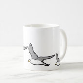 Fliegende Möwen Kaffeetasse (VorderseiteRechts)