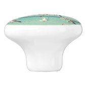 Fliegende Möwen über den Ozean Keramikknauf (Seitenansicht)