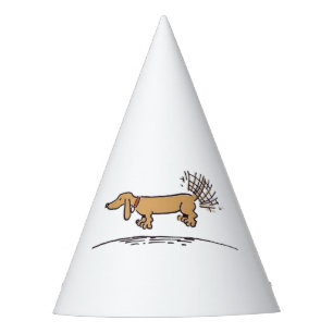 Fliegende Party-Hüte der Dackel Partyhütchen