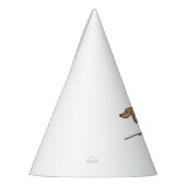 Fliegende Party-Hüte der Dackel Partyhütchen (Links)