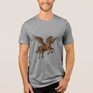 Fliegende Pferd Golf-Shirts in Farben und allen Gr Tri-Blend Shirt
