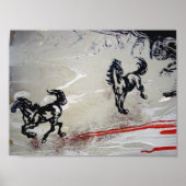 "Fliegende Pferde" Poster (Vorne)