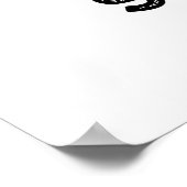 Fliegende Sauces Funny Food Puff Poster (Ecke)