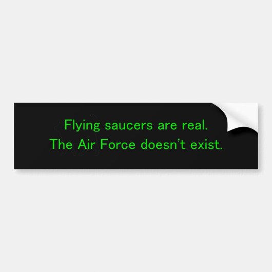Fliegende Sauerker sind echt Autoaufkleber (Vorne)