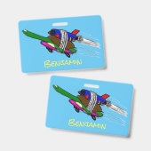 Fliegende Schildkröte Ausweis (Vorder- & Rückseite)
