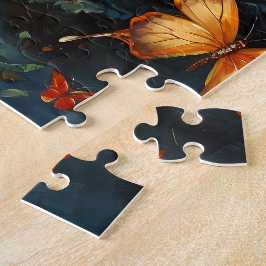Fliegende Schmetterlinge Puzzle (Seite)