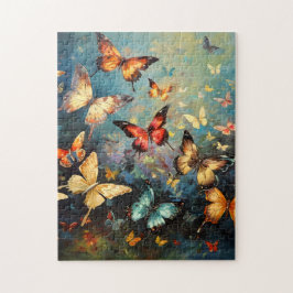 Fliegende Schmetterlinge Puzzle