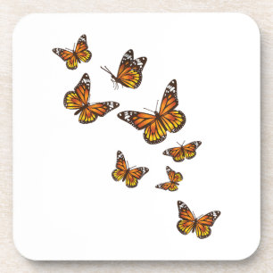 Fliegende Schmetterlinge - Schmetterling Lover Gar Getränkeuntersetzer