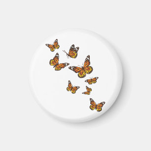 Fliegende Schmetterlinge - Schmetterling Lover Gar Magnet