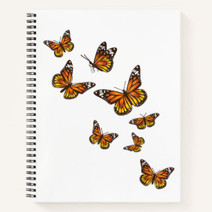Fliegende Schmetterlinge - Schmetterling Lover Gar Notizblock