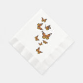 Fliegende Schmetterlinge - Schmetterling Lover Gar Serviette (Ecke)