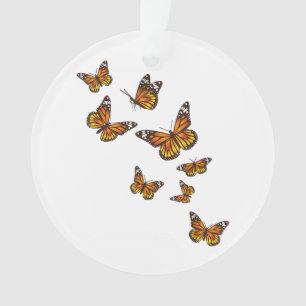 Fliegende Schmetterlinge - Schmetterlingsliebhaber Ornament