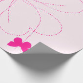 Fliegende Schmetterlinge Umschlagpapier Geschenkpapier (Ecke)