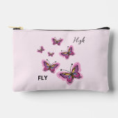 Fliegende Schmetterlinge Zubehörtasche (Vorderseite)