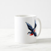 Fliegende Schwalbe Kaffeetasse (VorderseiteRechts)
