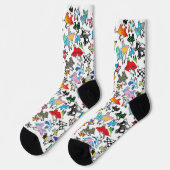 Fliegende Schwein Socken (Linkes Detail)