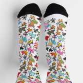 Fliegende Schwein Socken (Oben)