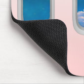 fliegende Schweine-/Flugzeugholz Mousepad (Ecke)