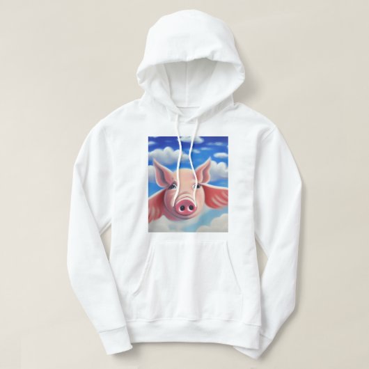 Fliegende Schweine Hoodie (Design vorne)