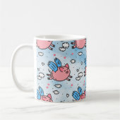 fliegende Schweine Kaffeetasse (Links)