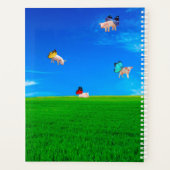 Fliegende Schweine SpiralNotebook Planer (Rückseite)