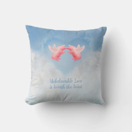 Fliegende Schweine Unglaubliche Liebe Kissen