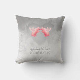 Fliegende Schweine Unglaubliche Liebe Kissen