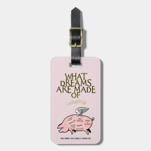 Fliegende Schweine - Weltraume werden gemacht Gepäckanhänger (Vorderseite vertikal)