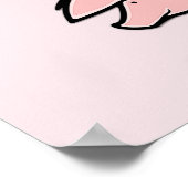 Fliegende Schweine - Weltraume werden gemacht Poster (Ecke)