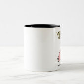 Fliegende Schweine - Weltraume werden gemacht Zweifarbige Tasse (Mittel)