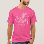 Fliegende Schweinekulturen T - Shirt (Vorderseite)