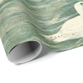 FLIEGENDE SEAGULLE ÜBER DEN WELLEN GESCHENKPAPIER (Rolleneckpunkt)