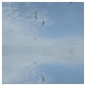Fliegende Seagulls Stoff (Nahaufnahme)