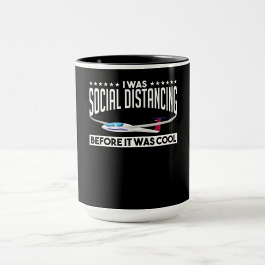 Fliegende Segelflugzeug Pilot Glider Pilot Liebhab Tasse (Zentrum)