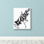 fliegende Sonnenschirme Umbrellas Kunstdruckerei Leinwanddruck (Insitu (Holzboden))