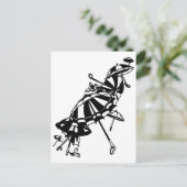 fliegende Sonnenschirme Umbrellas Kunstdruckerei Postkarte (Stehend Vorderseite)