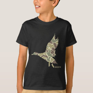 Fliegende Stockenten-Tarnung Camo Entenjagd C T-Shirt