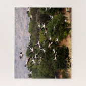 Fliegende Störche, Puzzle (Vertikal)