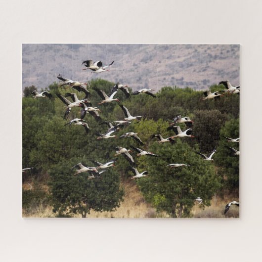 Fliegende Störche, Puzzle (Horizontal)