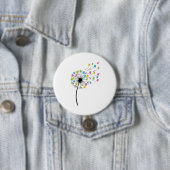 Fliegende süße Bären Löwenzahn-Fluss Button (Beispiel)