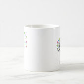 Fliegende süße Bären Löwenzahn-Fluss Kaffeetasse (Mittel)