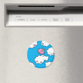 Fliegende Tänze auf Wolken Magnet (In Situ (Geschirrspüler))