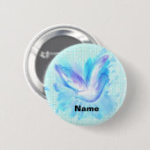 Fliegende Taube Button (Vorne & Hinten)