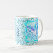 Fliegende Taube Kaffeetasse (VorderseiteRechts)