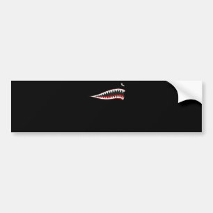 Fliegende Tigers Shark Mouth - Geschenke für Haifi Autoaufkleber