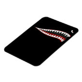 Fliegende Tigers Shark Mouth - Geschenke für Haifi Magnet (Linke Seite)